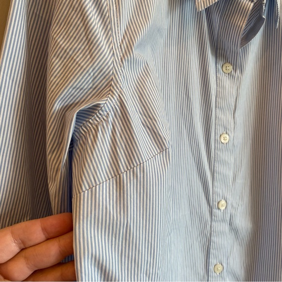 VINEYARD VINES Crystal Blue Mini Stripe Classic Dress Shirt - Picture 3 of 8